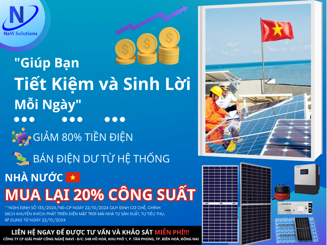 EVN ban hành hướng dẫn chi tiết về quy trình phát triển, lắp đặt và vận hành điện mặt trời mái nhà (ĐMTMN) theo Nghị định 135/2024/NĐ-CP của Chính phủ gfh